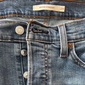 Levi's Classic Blue Straight Leg Jeans Size 29